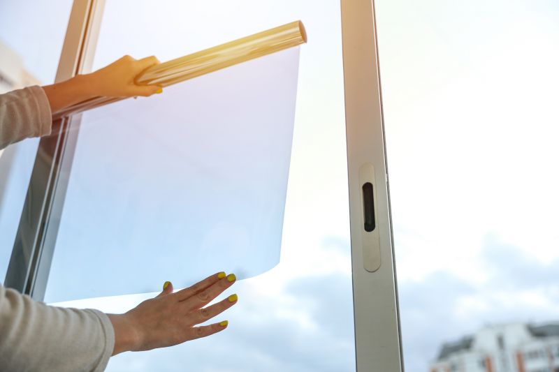 Office Window Tinting Close-up